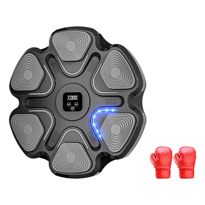 Smart Music Boxing Machine Bluetooth Beat Punch Wall Target LED Lighted Sandbag Practice Boxing Training Equipment Gym Home