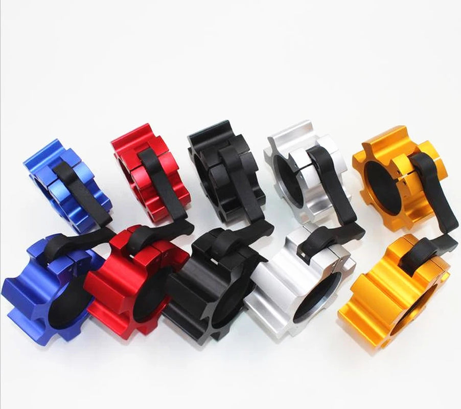 1 Pair 2" Aluminum Spinlock Collars Barbell Collar Lock Dumbell Clips Clamp Weight Lifting Bar Gym Dumbbell Fitness