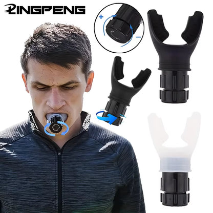 Portable Lung Capacity Abdominal Breathing Trainer with Adjustable Resistance Lmprove Your Lung Capacity and Sleep Quality